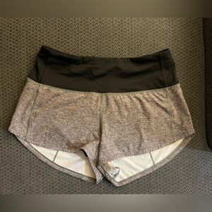 Lululemon speedy shorts Heather grey